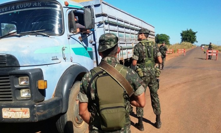 controle de estradas Corumbiara